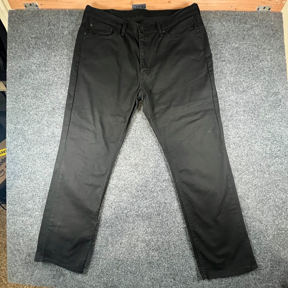 Levi's 541 Athletic Taper Fit Jeans Mens 40x31 Black Denim‎ Dark Wash Mid Rise